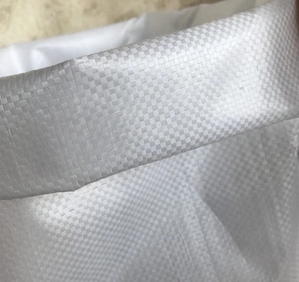 Białe laminowane worki tkane z kukurydzy PP nadające się do recyklingu 700D - 850D
